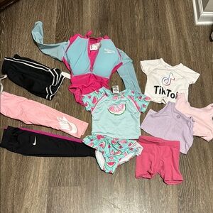 Lot of 10 toddler 2/3t assorted clothing
